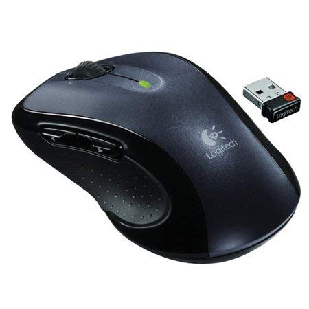 Logitech M510 Wireless Mouse with A Ultra Soft Travelers Pouch, Bundle Includes M510 Wireless Mouse + 2 Energizer AA Batteries + Quality Photo Travel Pouch