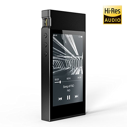 FiiO M7 High Resolution Lossless Music Player with aptX, aptX HD, LDAC HiFi Bluetooth, FM Radio and Full Touch Screen (Black)