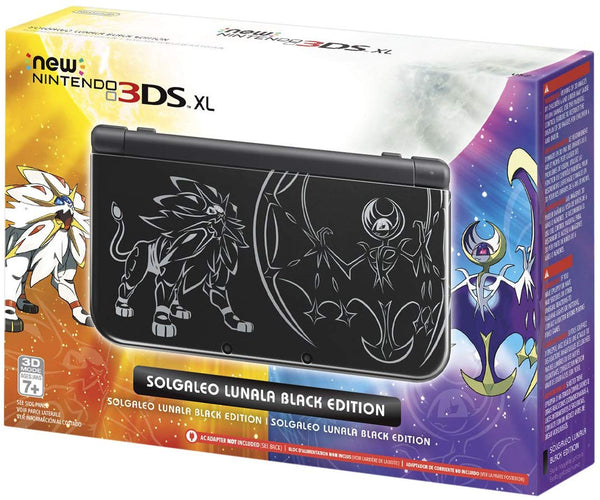 Nintendo New 3DS XL Solgaleo Lunala Black Edition