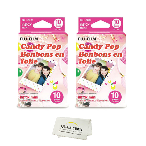 Fujifilm Instax Mini 8 & Mini 9 Instant Film 2-Pack (20 Sheets) Value Set for Fujifilm Instax Mini 8 & Mini 9 Cameras (Choice of design)