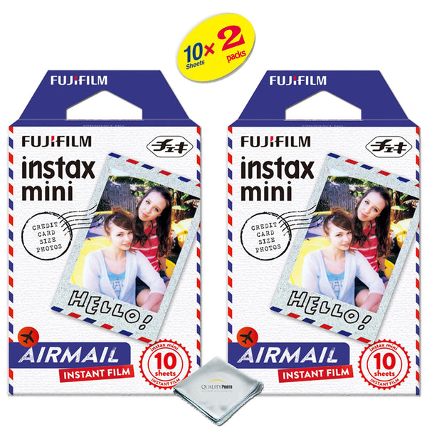 Fujifilm Instax Mini 8 & Mini 9 Instant Film 2-Pack (20 Sheets) Value Set for Fujifilm Instax Mini 8 & Mini 9 Cameras (Choice of design)