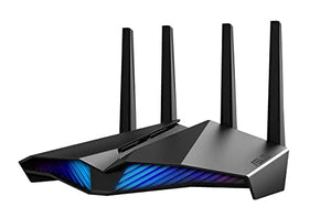 ASUS RT-AX82U AX5400 Dual-Band WiFi 6 Gaming Router • Game Acceleration • Mesh Support • Dedicated Port • Mobile Boost • MU-MIMO • Aura RGB (Refurbished)