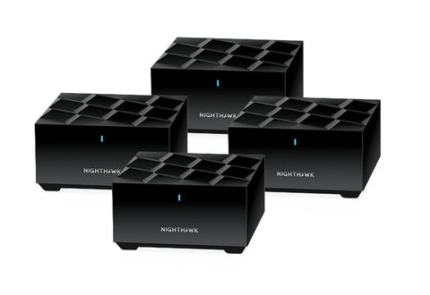 NETGEAR Nighthawk MK64  Dual-Band WiFi 6 Mesh System, 1.8Gbps, Router + 3 Satellites