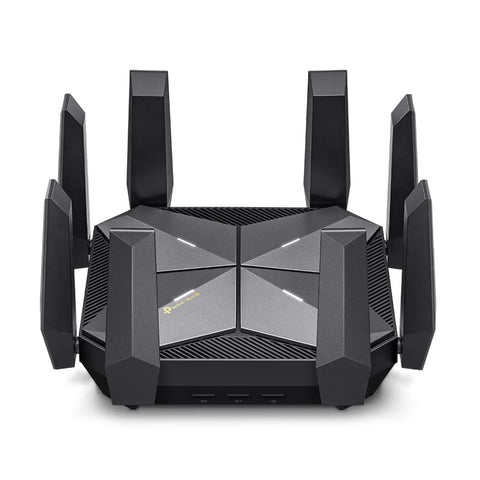 TP-Link AXE16000 Quad-Band WiFi 6E Router (Archer AXE300) - Dual 10Gb Ports Wireless Internet Router, Gaming Router, Supports VPN Client, 2.5G WAN/LAN Port, 4 x Gigabit LAN Ports (Refurbished)