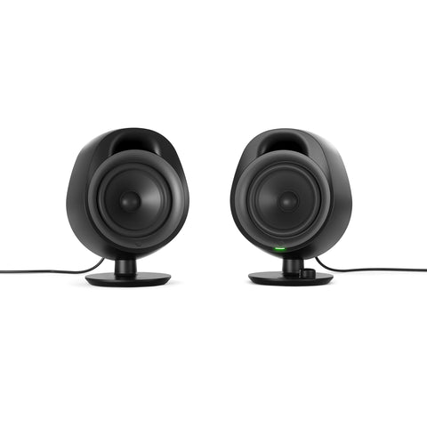 New SteelSeries Arena 3 Full-Range 2.0 Gaming Speakers – Immersive Audio – On-Speaker Controls – 4" Speaker Drivers – Wired & Bluetooth – 3.5mm Aux – PC, Mac, Mobile – Adjustable Stand (Refurbished)