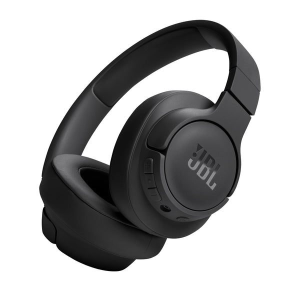 JBL Tune 720BT - Wireless Over-Ear Headphones with JBL Pure Bass Sound, Bluetooth 5.3, Up to 76H Battery Life and Speed Charge, Lightweight, Comfortable and Foldable Design (Black) (Refurbished)