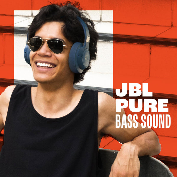 JBL Tune 720BT - Wireless Over-Ear Headphones with JBL Pure Bass Sound, Bluetooth 5.3, Up to 76H Battery Life and Speed Charge, Lightweight, Comfortable and Foldable Design (Black) (Refurbished)