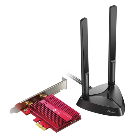 TP-Link WiFi 6 AX3000 PCIe WiFi Card (Archer TX3000E), Up to 2400Mbps, Bluetooth 5.2, 802.11AX Dual Band Wireless Adapter with MU-MIMO,OFDMA,Ultra-Low Latency, Supports Windows 11, 10 (64bit) only (Refurbished)