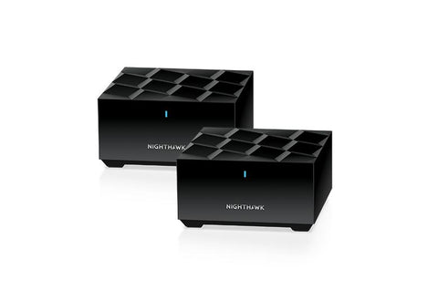 NETGEAR Nighthawk Whole Home Mesh WiFi 6 System (MK62) - AX1800 router with 1 satellite extender, coverage up to 3,000 sq. ft. and 25+ devices