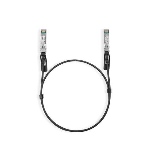 TP-Link TL-SM5220-1M | 1 Meter/ 3.3 Feet 10G SFP+ Direct Attach Cable (DAC) | Passive Twinax Cable | 10GBASE-CU SFP+ to SFP+ Connector | Plug and Play | LC Duplex Interface Refurbished