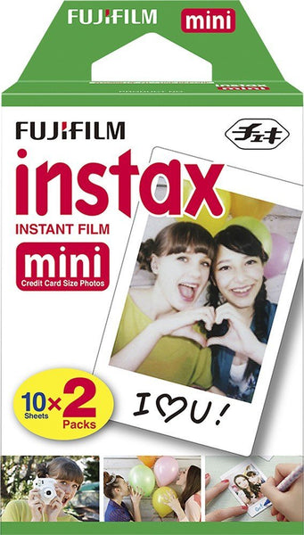 Fujifilm Instax Mini Instant Film, 5 Twin Packs (100 Sheets)+ Frames & Stickers