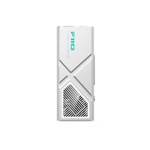 FiiO KA13 Dual CS43131 Lossless Portable DAC Amplifier with USB Type C Port 3.5mm Single-Ended and 4.4mm Balanced Output, PCM 384kHz/32bit | DSD256 550mW high Power (Silver)