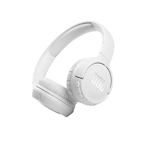 JBL Tune 510BT: Wireless On-Ear Headphones with Purebass Sound - White (Refurbished)