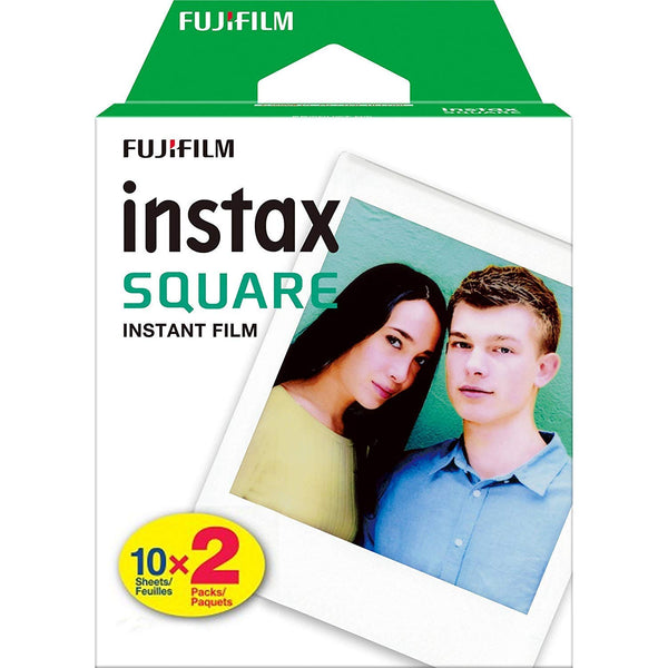 Fujifilm Instax Square Instant Film - 60 Exposures + Quality Photo Microfiber Cloth