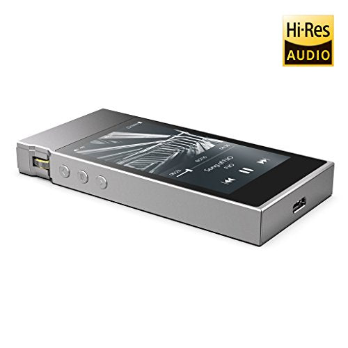 FiiO M7 High Resolution Lossless Music Player with aptX, aptX HD, LDAC HiFi Bluetooth, FM Radio and Full Touch Screen (Silver)