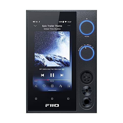 FiiO R7 Snapdragon 660 Desktop Android 10 HiFi Streaming Music Player AMP/DAC ES9068AS chip/THXAAA 788 Headphone Amplifier Bluetooth 5.0 DSD512 Spotify/Tidal/Amazon Music Support (Black)