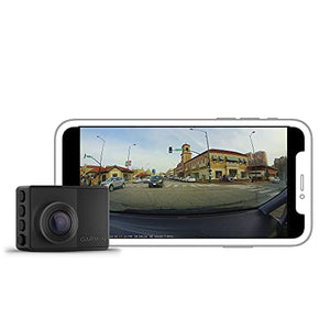 Garmin 010-02505-05 Dash Cam 67W, 1440p and extra-wide 180-degree FOV, Monitor Your Vehicle While Away w/ New Connected Features, Voice Control, Compact and Discreet, Includes Memory Card