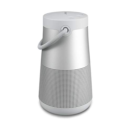 Bose SoundLink Revolve+ (Series II) Portable Bluetooth Speaker - Wireless Water-Resistant Speaker with Long-Lasting Battery and Handle, Silver (Renewed)