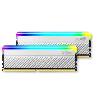 XPG GAMMIX D45G RGB DDR4 3600MHz 16GB (2x8GB) 288-Pin SDRAM PC4-28800 Memory Kit White (AX4U36008G18I-DCWHD45G)