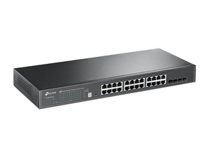 TP-Link JetStream 24-Port Gigabit Ethernet Smart Switch with 4-10GE SFP+ Slots (T1700G-28TQ) (Certified Refurbished)