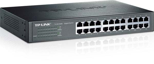 TP-Link TL-SG1024D 24-Port Gigabit Easy Smart Switch 10/100/1000Mbps(Certified Refurbished)