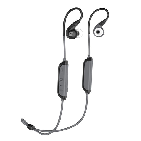 MEE audio X8 Secure-Fit Stereo Bluetooth Wireless Sports in-Ear Headphones (Black)(Certified Refurbished)