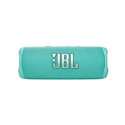 JBL Flip 6 - Portable Bluetooth Speaker, powerful sound and deep bass, IPX7 waterproof, 12 hours of playtime, JBL PartyBoost for multiple speaker pairing for home, outdoor and travel (Teal) Refurbished