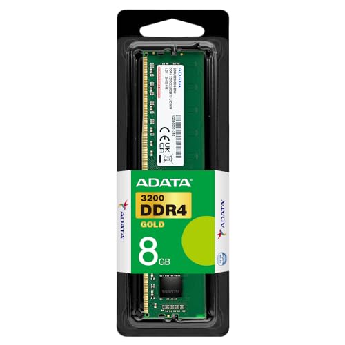 ADATA Premier DDR4 3200MHz 8GB UDIMM 288Pins Desktop PC Memory RAM - Single (AD4U32008G22-SGN/BGN)