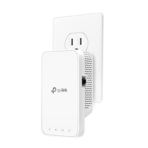 TP-Link AC1200 WiFi Range Extender (RE330), Covers Up to 1500 Sq.ft and 25 Devices, Dual Band Wireless Signal Booster, Internet Repeater, 1 Ethernet Port(Refurbished)