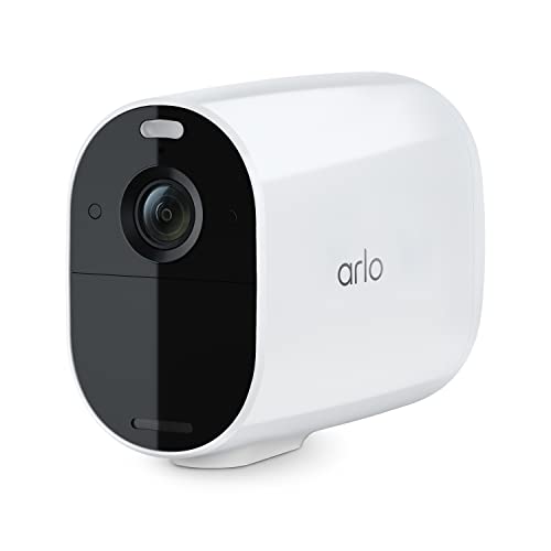 Arlo Essential XL Spotlight Camera - Wireless Security, 1080p Video, Color Night Vision, 2 Way Audio, 1 Year Battery Life, Wire-Free, Direct to Wi-Fi No Hub Needed, Works with Alexa, White - VMC2032
