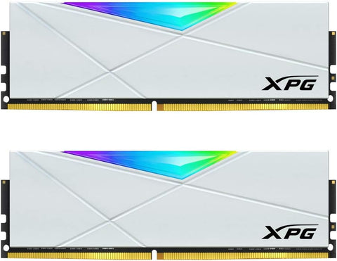 XPG DDR4 D50 RGB 16GB (2x8GB) 4133MHz PC4-33000 U-DIMM 288-Pins Desktop Memory CL19-23-23 Kit White