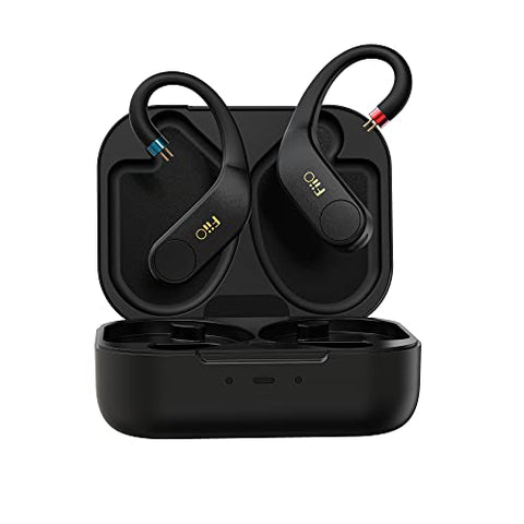 FiiO UTWS5 Bluetooth Amplifier Earbuds Hook 96kHz/24bit Hi-Res Wireless Bluetooth 5.2 30hrs Battery Life IPX4 0.78mm 2pins