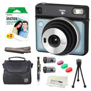 Fujifilm Instax Square SQ6 Instant Film Camera(Aqua Blue)+2 Pack of 10 –  QUALITY PHOTO