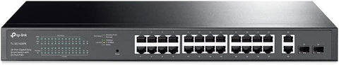 TP-Link TL-SG1428PE | 24 Port Gigabit PoE Switch | Easy Smart Managed | 24 PoE+ Port @250W w/ 2 UL Gigabit Ports + 2 SFP Slots | PoE Auto Recovery | QoS, Vlan, IGMP & LAG | Limited Lifetime Protection