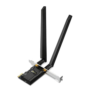TP-Link WiFi 6E AXE5400 PCIe WiFi Card for Desktop PC (Archer TXE72E), Bluetooth 5.3, WPA3, 802.11axe Tri Band Wireless Adapter with MU-MIMO, OFDMA, Ultra-Low Latency, Supports Windows 11, 10 (64bit) Refurbished