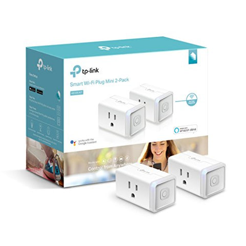 Kasa Smart WiFi Plug Mini by TP-Link – Smart Plug, No Hub Required, Works with Alexa and Google (HS105 KIT) (Refurbished)