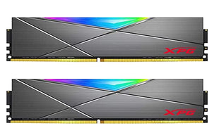 XPG DDR4 D50 RGB 16GB (2x8GB) 3600MHz PC4-28800 U-DIMM 288-Pins Desktop Memory CL18-22-22 Kit Grey (AX4U36008G18I-DT50)