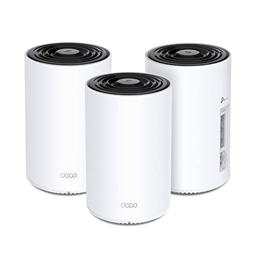 TP-Link Deco Powerline Mesh WiFi 6 System (Deco PX50), Covers up to 6,500 sq.ft, Replaces Routers and Extenders, Signal Through Walls and Floors, Compatible with Alexa and Google Home, 3-Pack Refurbished