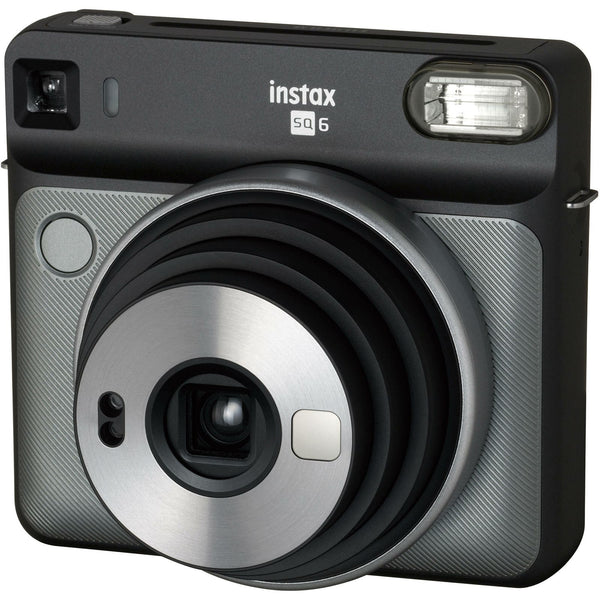 Fujifilm Instax Square SQ6 Instant Film Camera(Graphite Gray)+2 Pack of 10 Instax Square Wide Films+ Camera Bag, Tripod, 2in1 Spray & Brush Lens Pen, and Quality Photo Microfiber Cloth