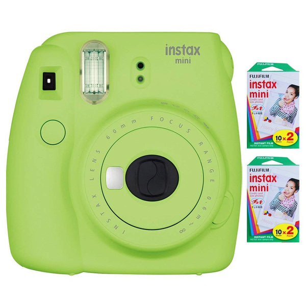 Fujifilm Instax Mini 9 (Color of your choice) + 2 x Instant Film Double Pack