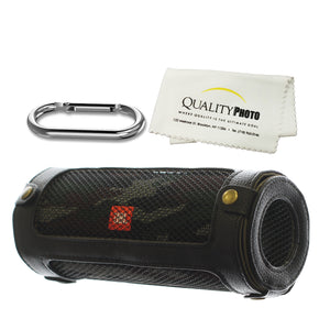 JBL FLIP 5 Waterproof Portable Bluetooth Speaker -  With Custom Quality Photo Leather Case
